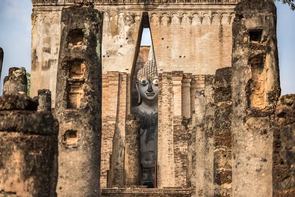 Wat Si cimborám Sukhothai bejárata — Stock Fotó