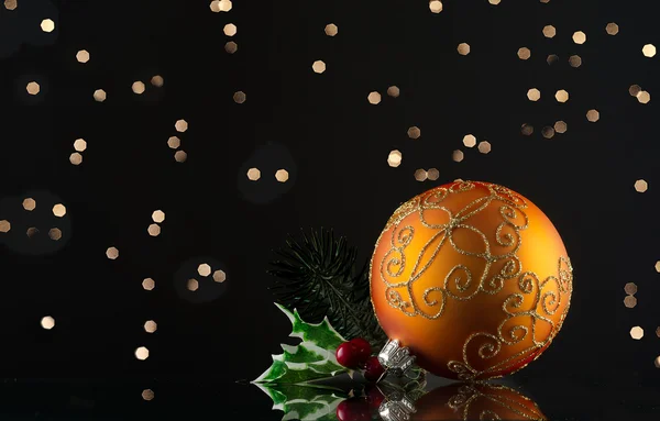 Glass ball for  Christmas tree — Stock Photo, Image