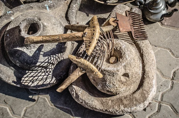 Oude stenen werktuigen — Stockfoto