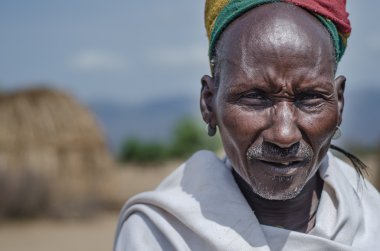 Arbore kabilesinden yaşlı adam