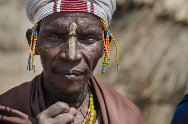 Старик из племени Арбор — стоковое фото
