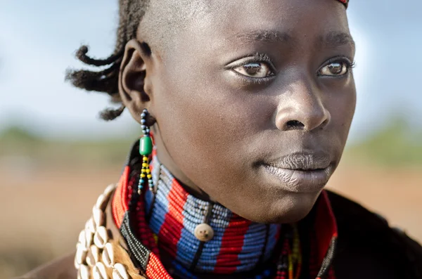 正体不明のヘイマー族の女性 — ストック写真