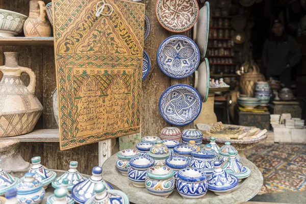 Shop of traditional pottery — Stock Photo, Image