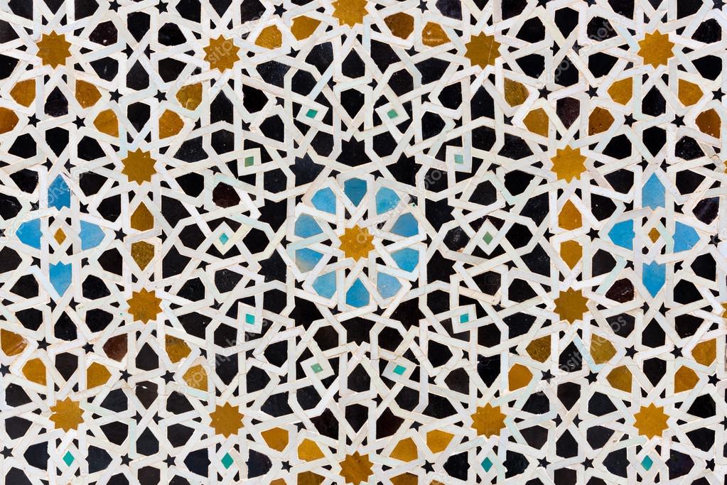 Ceramic mosaic in a Madrassa