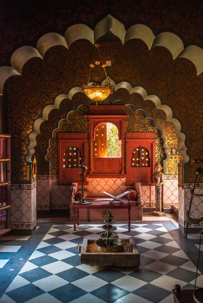 Όμορφη είσοδο του haveli σε Μπικάνερ, Ινδία — Φωτογραφία Αρχείου