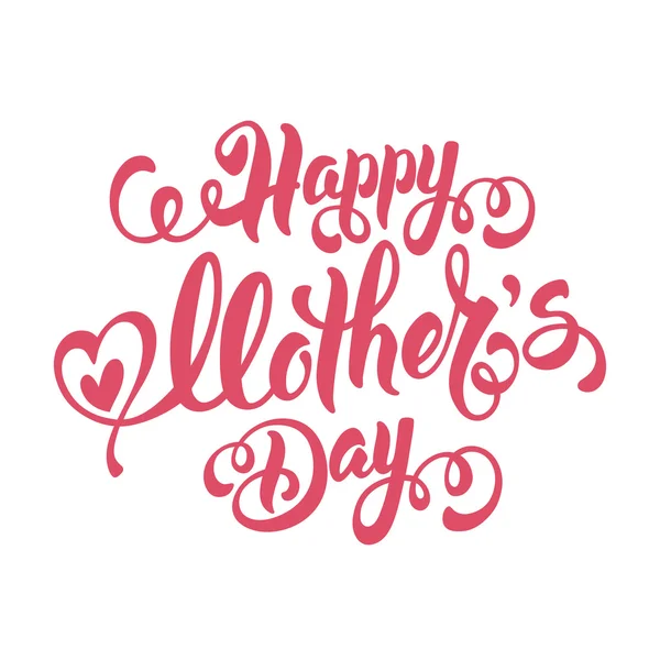 Happy mödrar dag kalligrafiska Design — Stock vektor
