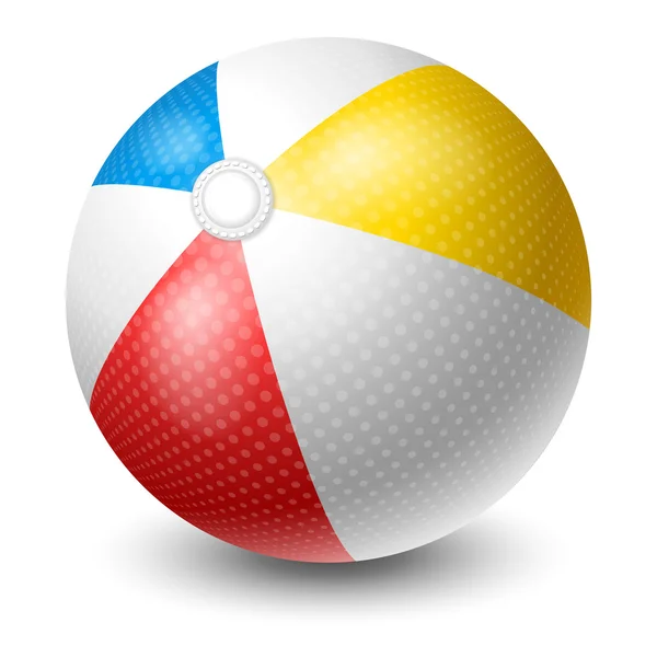 Барвистий пляж м'яч — стоковий вектор