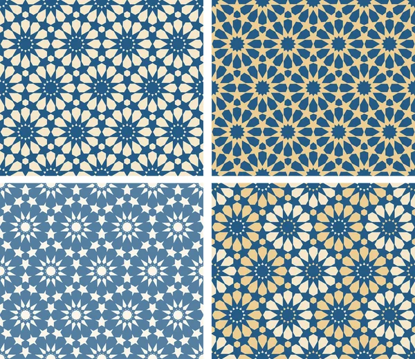 Oriental patrones sin costura conjunto — Archivo Imágenes Vectoriales
