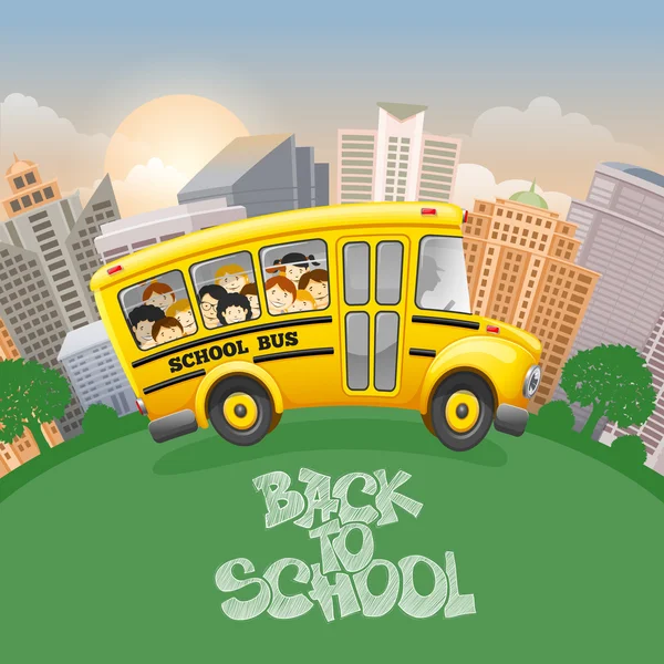 Back to school concept design — Stock Vector