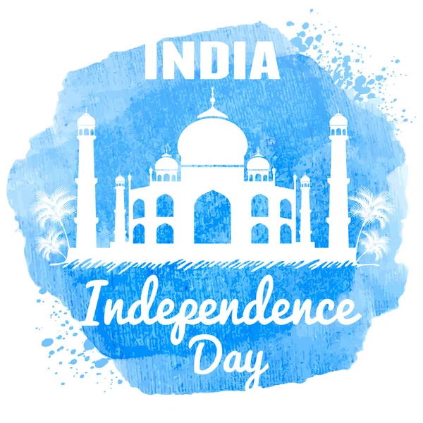 Ινδία σχέδιο ημέρα ανεξαρτησίας — Διανυσματικό Αρχείο