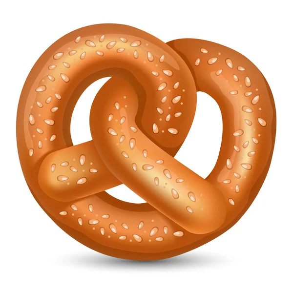 Pretzel. — Vetor de Stock