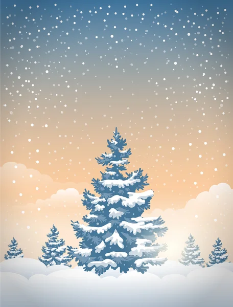 クリスマスグリーティングカード — ストックベクタ