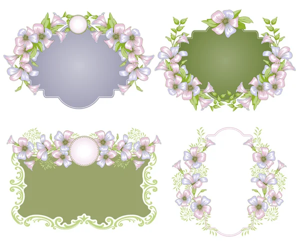 Vintage floralen Hintergrund — Stockvektor