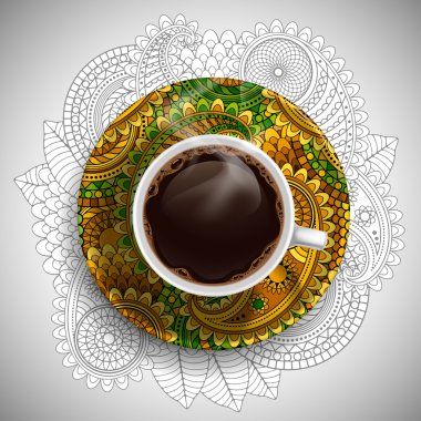 lüks kahve Kupası 