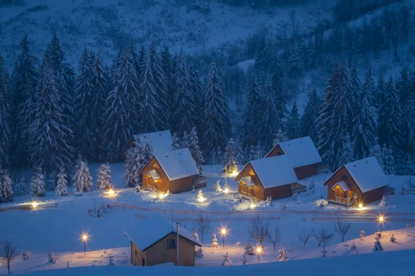 Winter in den Bergen — Stockfoto