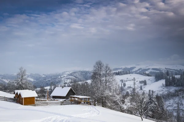 Inverno na montanha — Fotografia de Stock