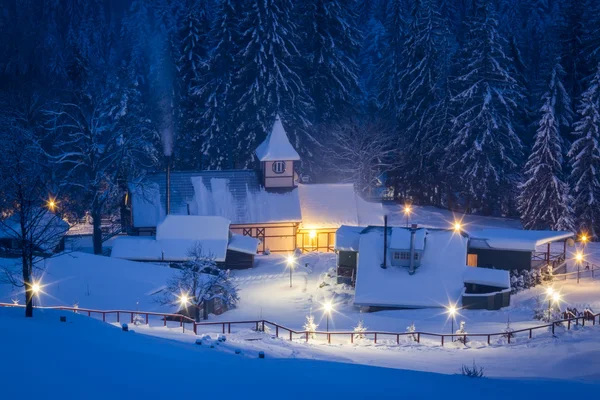 Inverno na montanha — Fotografia de Stock