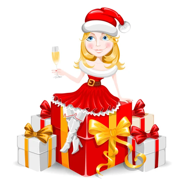 Felicitaciones navideñas — Vector de stock