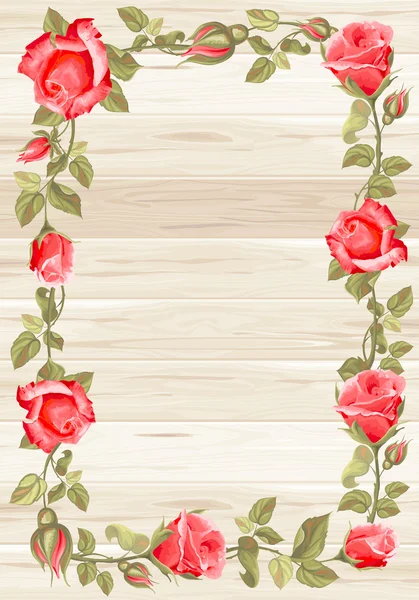 Floral frame — Stock Vector