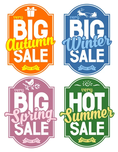 Seasonal Sale — Stock Vector