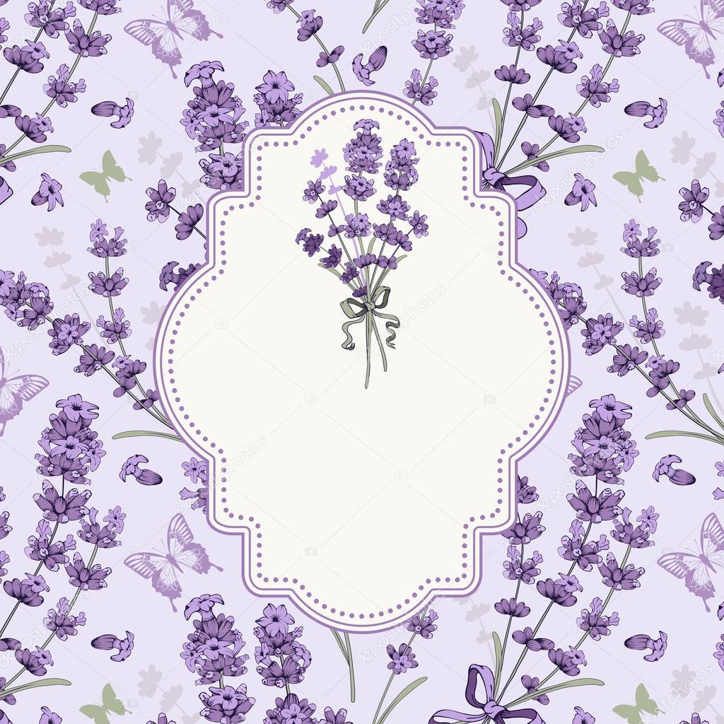 Lavender card