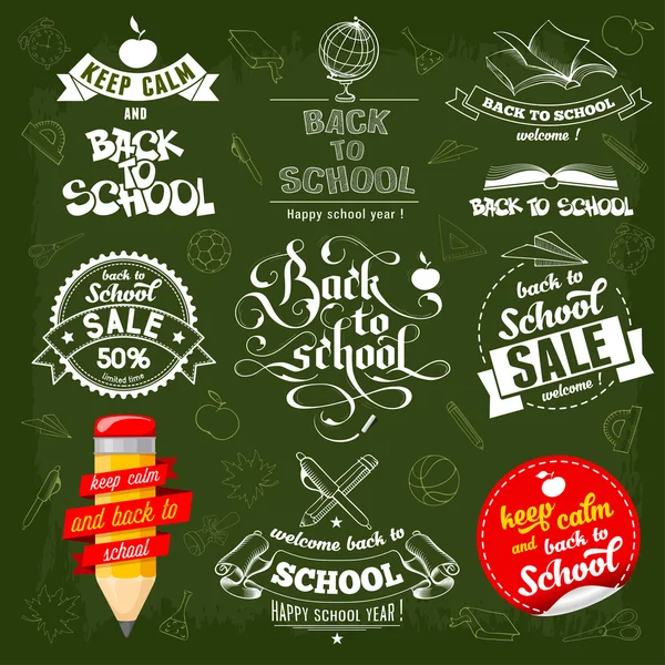 Back to school — Stock Vector