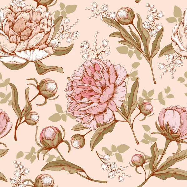 Pivoines de luxe — Image vectorielle