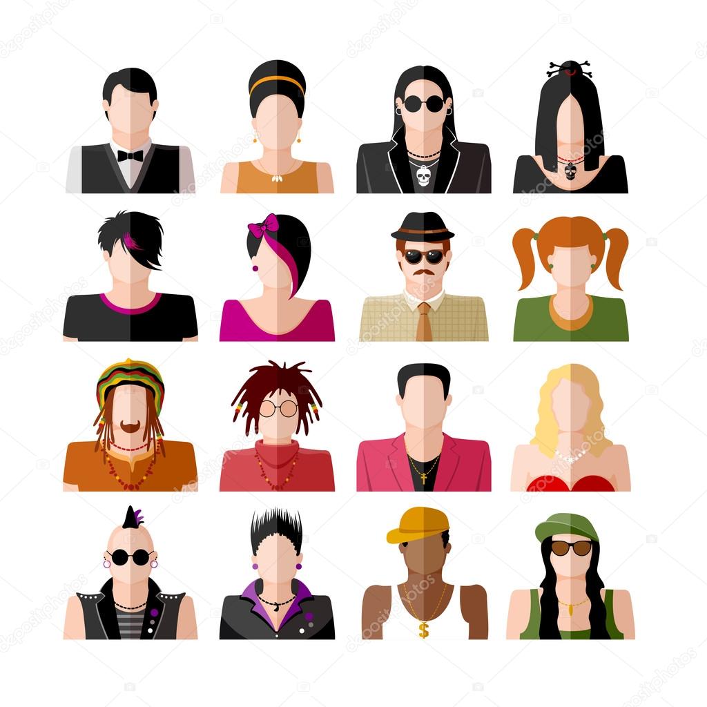 People icon set