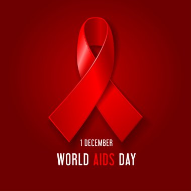 World AIDS Awareness Day poster clipart