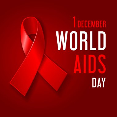 Dünya AIDS bilinçlendirme günü poster