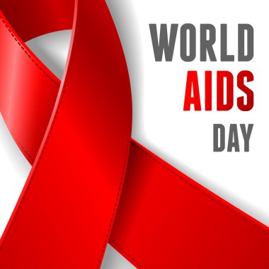 Dünya AIDS bilinçlendirme günü poster