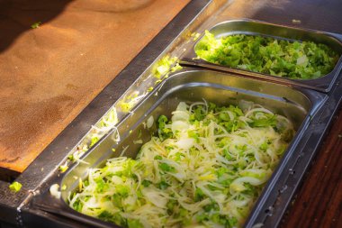 Eminenyu seti üzerinde İstanbul 'daki geleneksel Türk fast food 