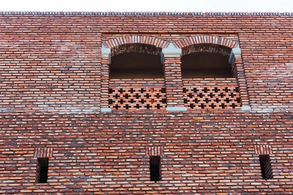 Viejo Muro Ladrillo Akhaltsikhe Lugar Turístico Fortaleza Rabat Sitio Histórico — Foto de Stock