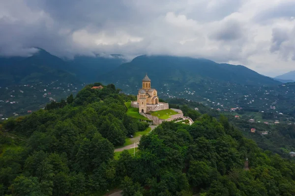 Batumi Deki Kilise Georgia Daki Bir Kilisenin Insansız Hava Aracındaki — Stok fotoğraf