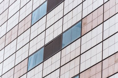 Tayvan, Taipei 'deki gökdelenlerin alçak açılı görüntüsü