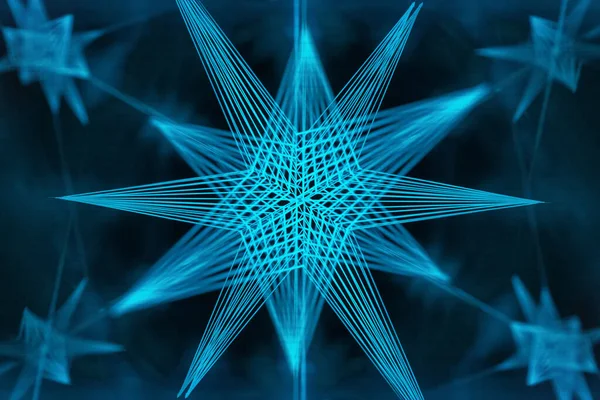 Soyut kaleydoskop arkaplanı. Güzel çok renkli kaleydoskop dokusu. Eşsiz kaleydoskop tasarımı.