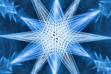 Soyut kaleydoskop arkaplanı. Güzel çok renkli kaleydoskop dokusu. Eşsiz kaleydoskop tasarımı.