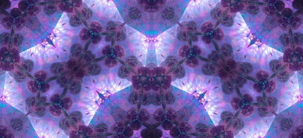 Abstraktes Kaleidoskop Schöne Mehrfarbige Kaleidoskop Textur Einzigartiges Kaleidoskopdesign — Stockfoto