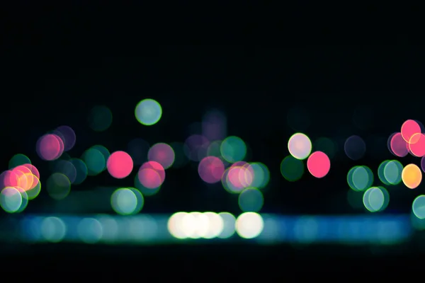 Bokeh colored lights background — Stock Photo, Image