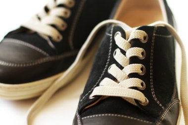 Spor ayakkabı yakın çekim