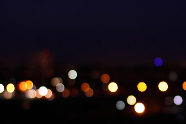 Şehir bokeh — Stok fotoğraf