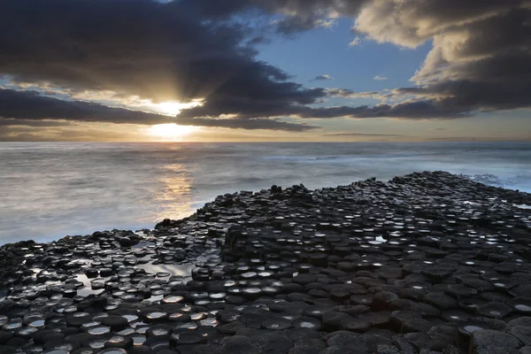 Giants Causeway - County Antrim - Северная Ирландия — стоковое фото