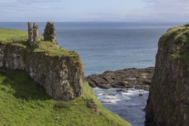Dunseverick Kalesi - County Antrim - Kuzey İrlanda