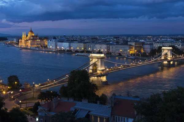 Skyline de Budapeste - Hungria — Fotografia de Stock