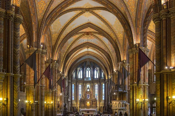 Mattiaskyrkan-Budapest-Ungern — Stockfoto