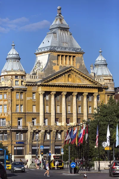 Анкер будівлі-Будапешт-Угорщина — стокове фото