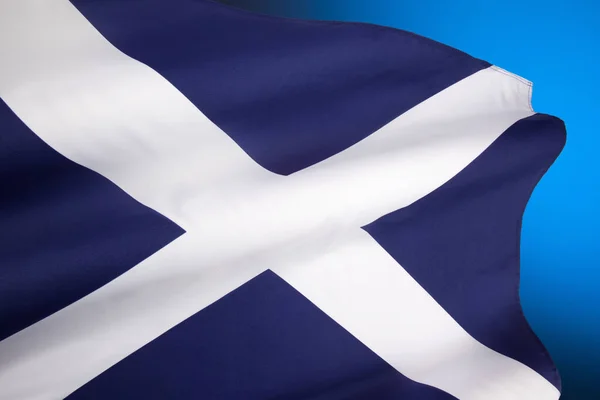 Flag Scotland Also Known Saint Andrew Cross Saltire — Stock Photo, Image