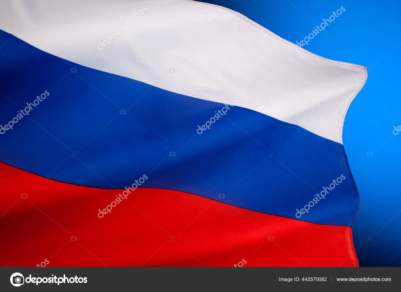 Dissolution Soviet Union 1991 Became Civil State Flag Russian Federation  Stock Photo by ©Steve_Allen 442570082