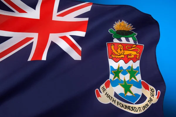 Flag Cayman Islands Adopted May 1958 Colony Officially Granted Coat — Stock Photo, Image