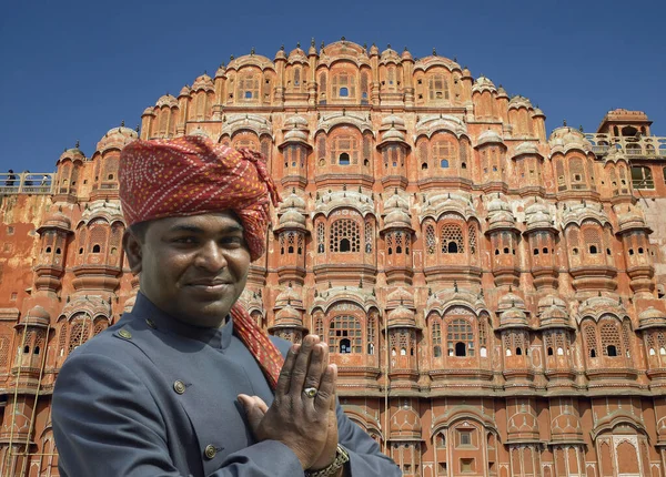 Hawa Mahal Palacio Los Vientos Jaipur India —  Fotos de Stock